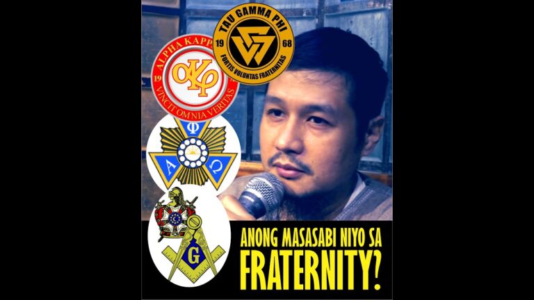 Ano ang masasabi niyo sa fraternity?