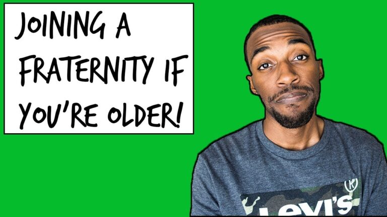 Can You Join a Fraternity if You’re Older? | NPHC Advice | Corey Jones