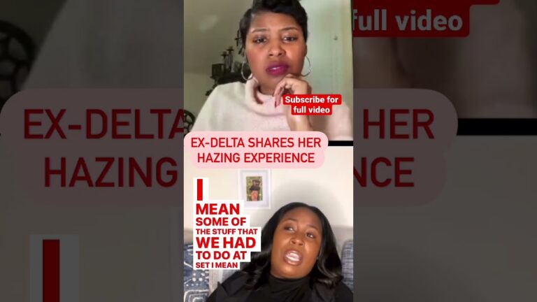 Delta Hazing Story – “They SPIT on Me”