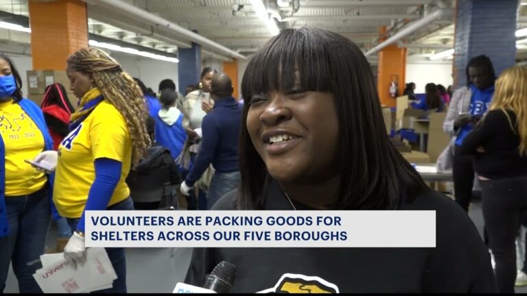 NYC Schools chancellor, members of Divine Nine fraternities donate to families in shelters