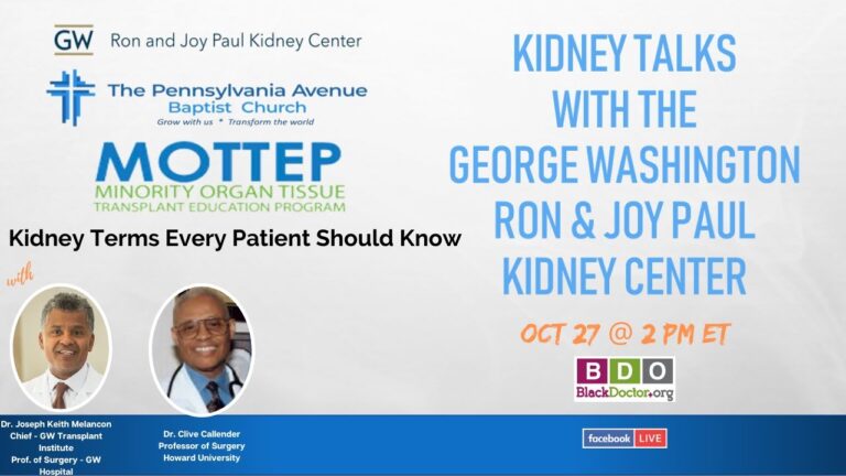Kidney Talks – “Kidney Terms Every Patient Should Know”
