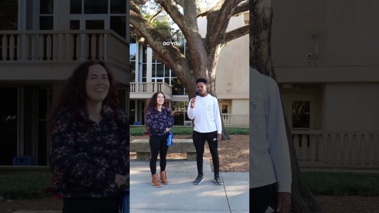 SHE THREW IT BACK!! đĨ #interview #viral #comedy #lsu #batonrouge #laugh #sorority