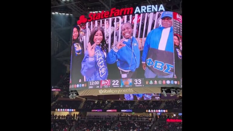 Divine 9 at Statefarm Arena Knicks vs Hawks