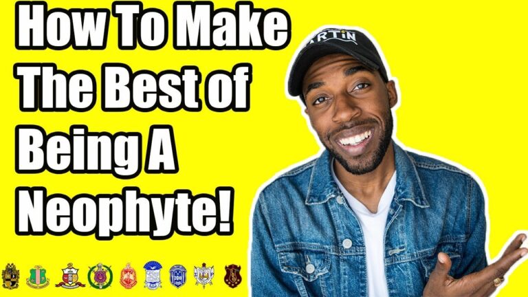 How to Make The Best of Being A Neophyte? | NPHC Advice | Corey Jones