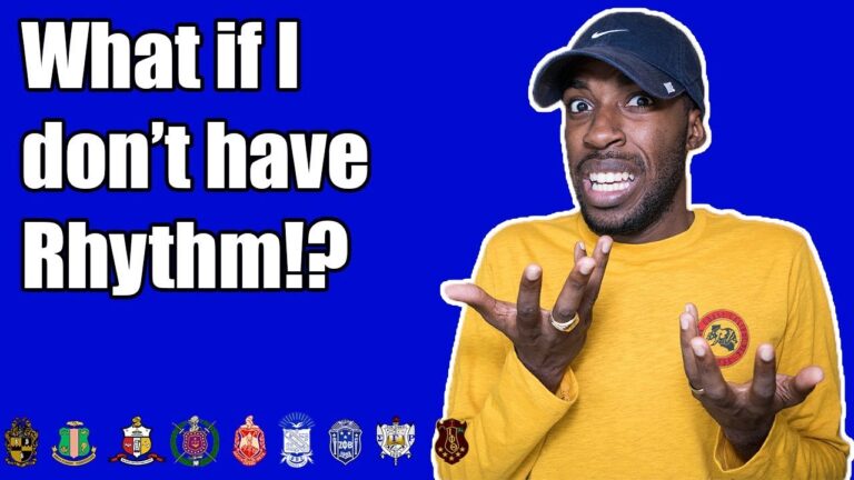 WHAT IF YOU DON’T HAVE RHYTHM!? | NPHC ADVICE