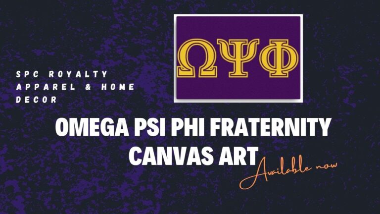 African American Greek Fraternity / Omega Psi Phi Fraternity Canvas Art #omegapsiphi