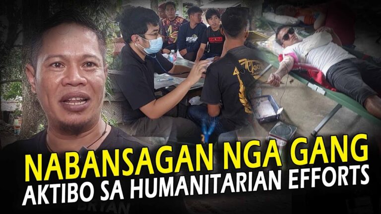 Nabansagan nga “gang” aktibo sa humanitarian efforts agud makabulig sa kubos