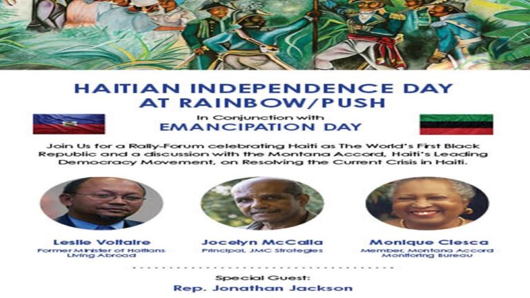 Rainbow PUSH Coalition Haitian Independence day