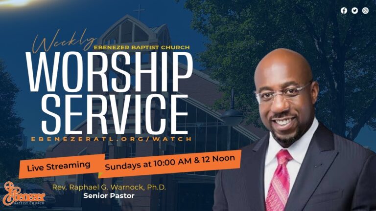 Ebenezer Baptist Church ATL – Sunday Service | 10AM, January 21, 2024