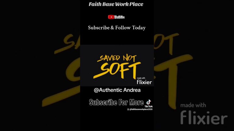 Introducing The Amazing New Faith Base Work Place Intro By @theofficialauthenticandrea