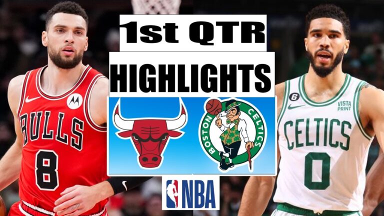 Chicago Bulls vs Boston Celtics 1st QTR Feb 22, 2024 Highlights | NBA Season