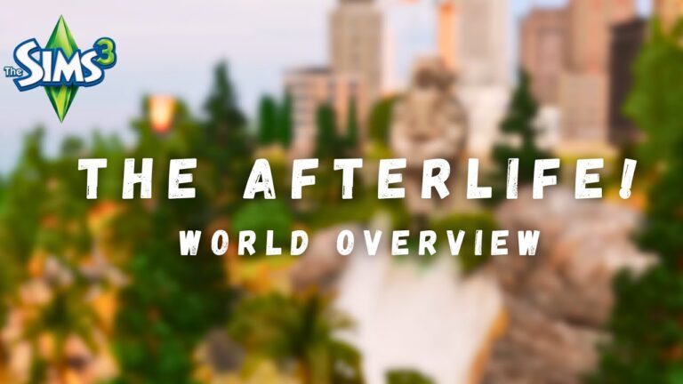 This World Has a Hiking Trail! š¤ļø The Afterlife! World Overview š (TS3)