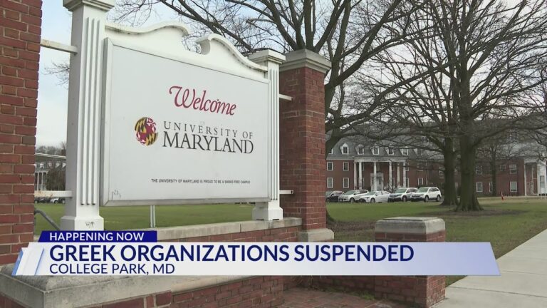 University of Maryland halts fraternity, sorority events ‘indefinitely’