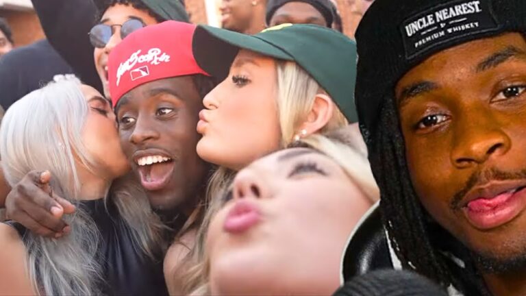 Kai Cenat Pulls All The SNOW BUNNY’S At FRAT PARTY