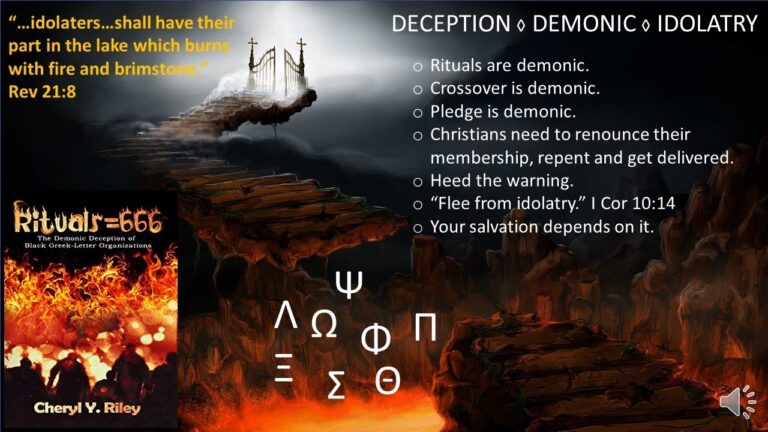 Rituals = 666: The Demonic Deception of Black Greek-Letter Organizations