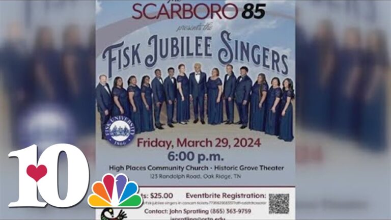 Fisk Jubilee Singers to perform at Oak Ridge theater Friday