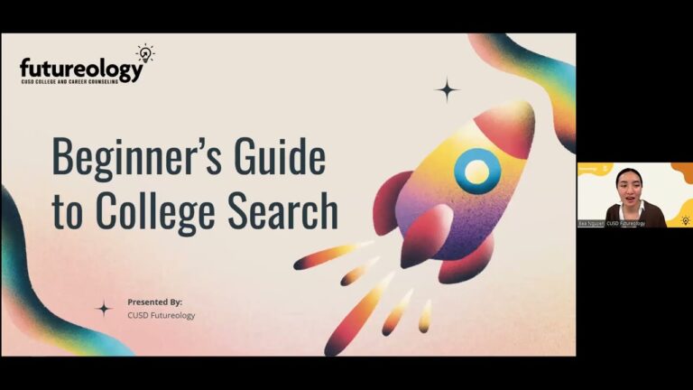 Beginner’s Guide to the College Search