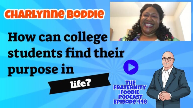 Charlynne Boddie: How can college students find their purpose in life?