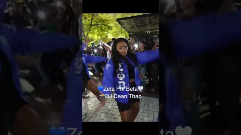 💙Zeta Phi Beta🤍Work! Work! Don’t Stop! UNT 💚🤍 🦅 Yard Show #shorts #youtubeshorts #zetaphibeta