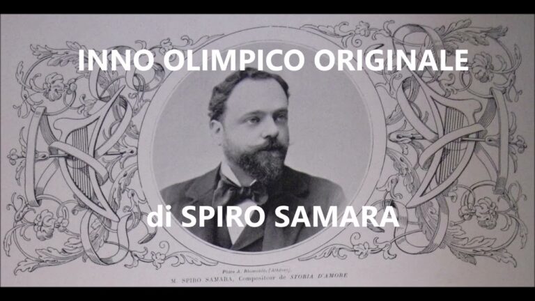 Inno Olimpico originale del 1896 del greco SPIRO SAMARA o meglio SPIRIDON SAMARAS (1863-1917)