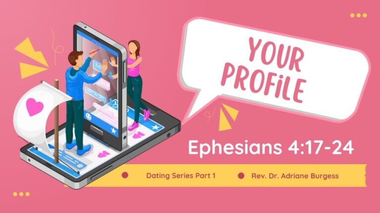 September 29th, 2024 10AM Sunday Worship Service – Dating Series
