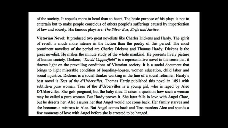 The Victorian Age complete notes