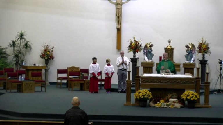 November 05 2024 – 06:00 PM Recorded Mass for Sick and Homebound