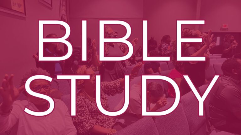 Bible Study |7:30 pm