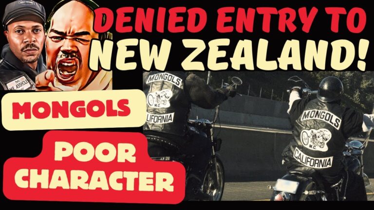 Mongols members denied entry into New Zealand for bad “character”