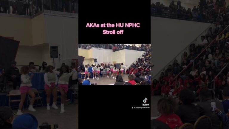 The AKAs killed the Hampton University NPHC D9 Stroll Off. #AKA #alphakappaalpha #D9