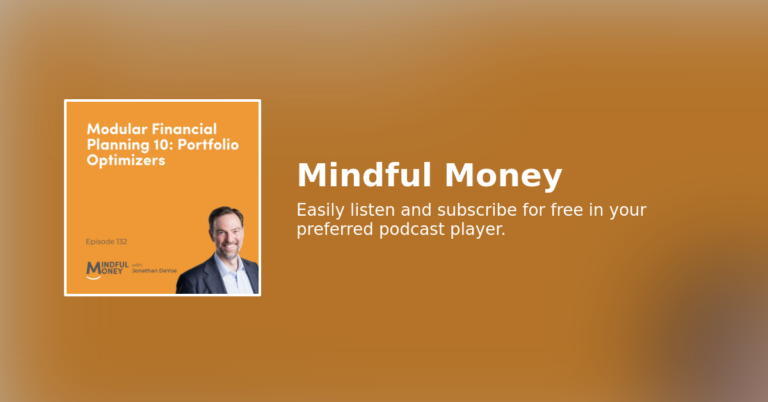 132: Modular Financial Planning 10: Portfolio Optimizers