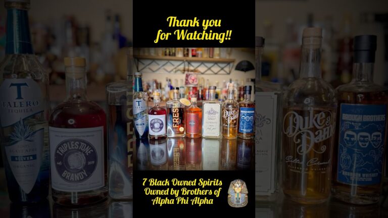 7 Black Owned Spirits owned by Alphas 🤙🏾 #shorts #aphia #foundersday