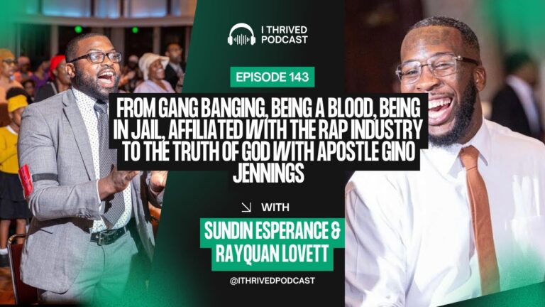 Blood, gang banging, jail, drugs, rap industry to the TOG with Apostle Gino Jennings #143 – Sundin