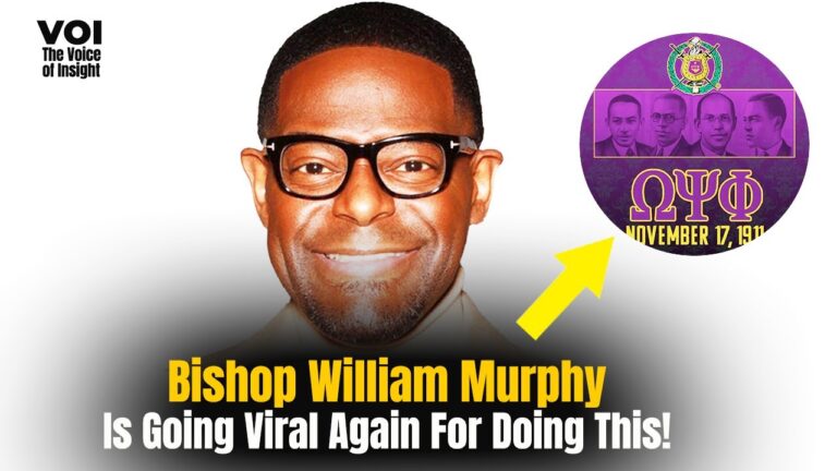Bishop William Murphy is Going VIRAL Again! William Murphy Joins Omega Psi Phi Fraternity.