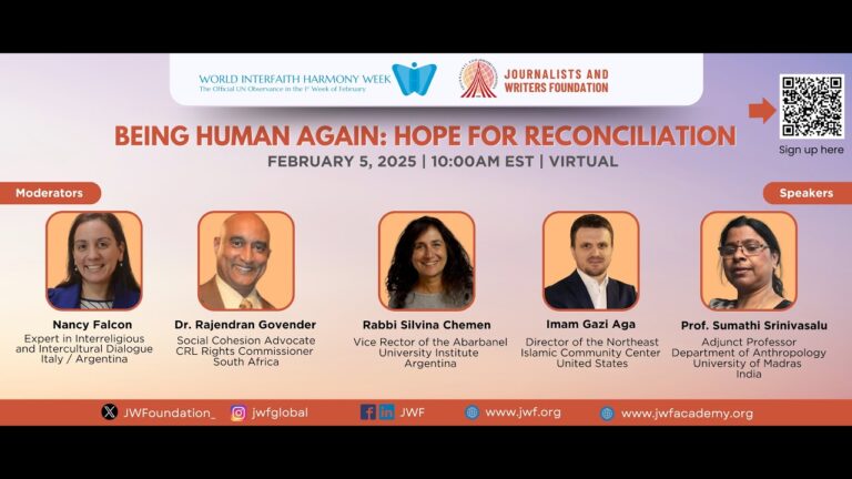 WIHW 2025 – Being Human Again: Hope for Reconciliation