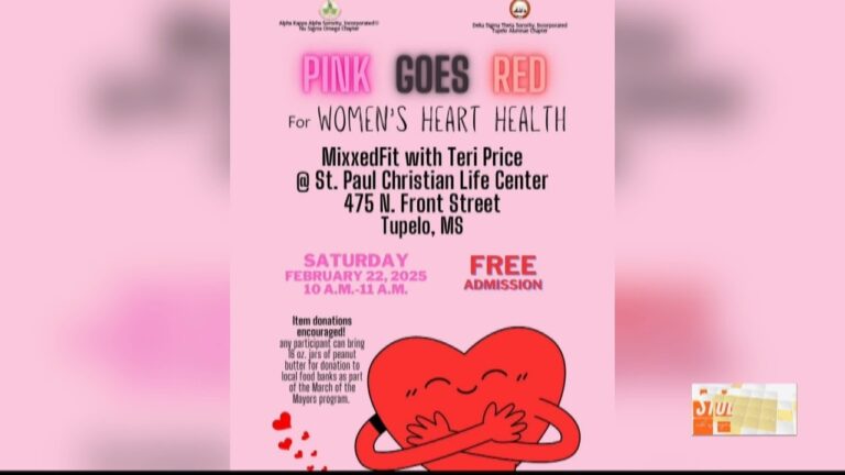 Studio 9 Interview: Sororities hosting women’s heart health event on Feb. 22 in Tupelo