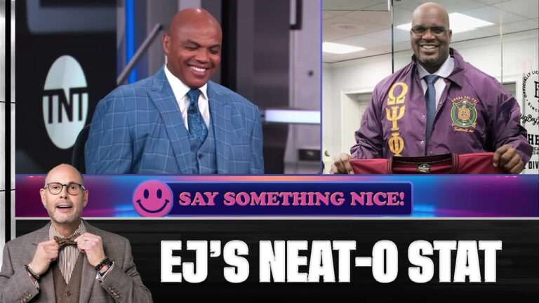 Chuck Plays a Game of “Say Something Nice” On Tonight’s Neat-O 😂 | NBA on TNT