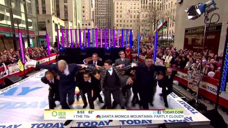 ‘How to Succeed…’ cast performs Brotherhood of Man on The Today Show (4_22_11)2