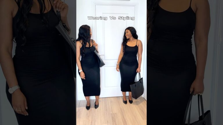 How to Turn a Plain Black Dress Into a Classy Showstopper