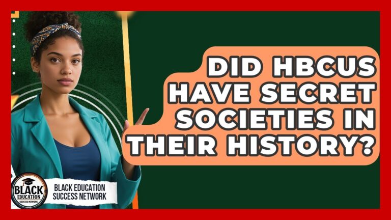 Did HBCUs Have Secret Societies In Their History? – Black Education Success Network