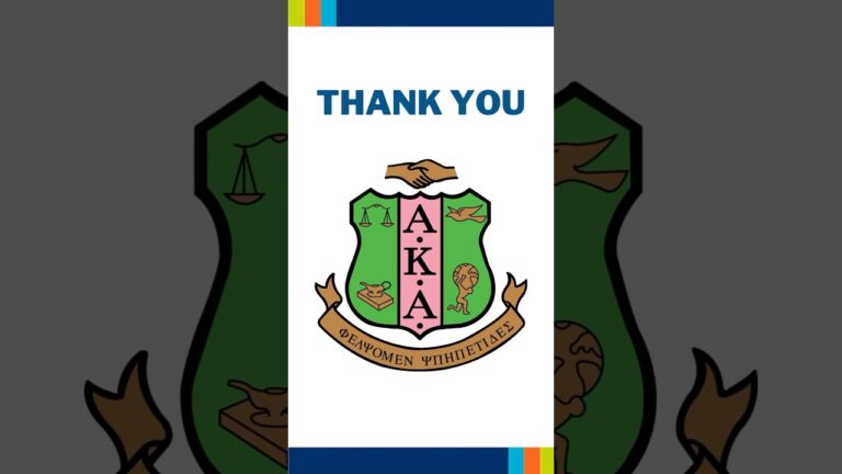 Alpha Kappa Alpha Sorority, Zeta Rho Omega Chapter building Foundations to Friendships #shorts