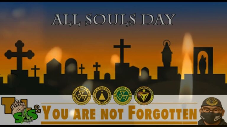 Triskelion All Souls Day TGP Sigma Music remembering all our TOL & Sis no longer with Us! Saludo