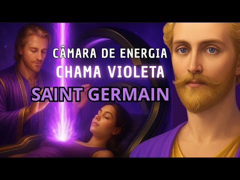 💜Ative a Presença Divina com Saint Germain – A Energia Poderosa da Chama Violeta em Você