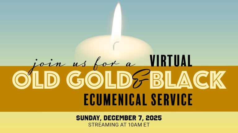 Old Gold and Black Ecumenical Service | Founders’ Week 2025