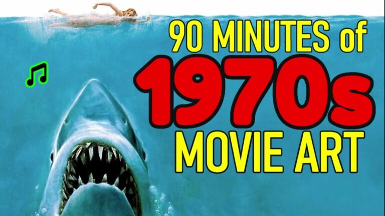 1970s Movie Poster Art | Visual Journey, Groovy Soundtrack | 850 Films, 90 Minutes, Pure Retro Vibes