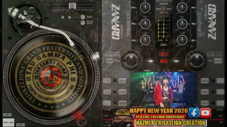 Tau Gamma Phi Sigma 2026 New Year Music Dance Remix creation by yours truly Enjoy Saludo!