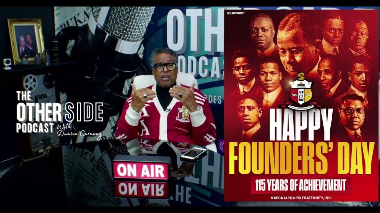 KAPPA’S WHERE YOU AT!!!!!!!! Dwaine Caraway Honors Kappa Alpha Psi Fraternity in Dallas!