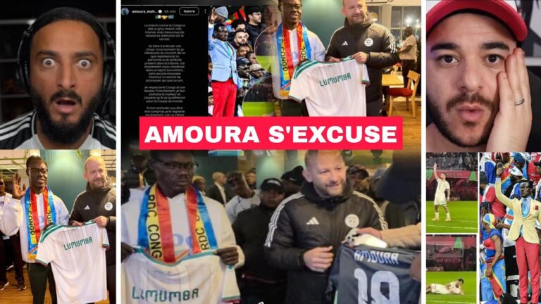 🚨 L’Algérie 🇩🇿 honore Michel Kuka dit “Lumumba”🤚 Amoura s’excuse envers les Congolais🇨🇩