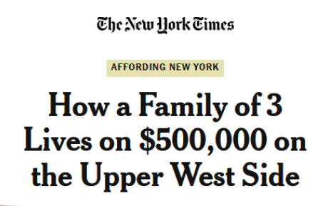 What’s Middle Class in New York City?