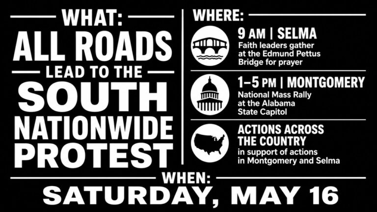 Thousands Rally in Montgomery To Join Fight Against Voting Rights Rollbacks